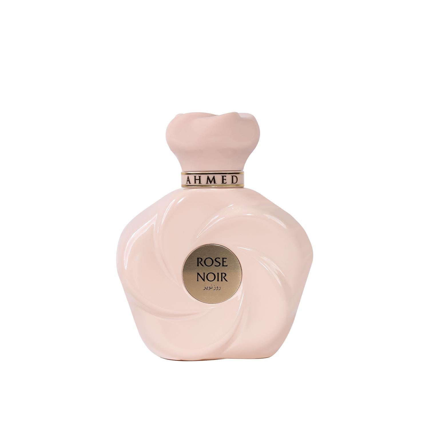 Ahmed Al Maghribi Rose Noir 75ml EDP & Oud & Roses Body Gel Combo - image 2