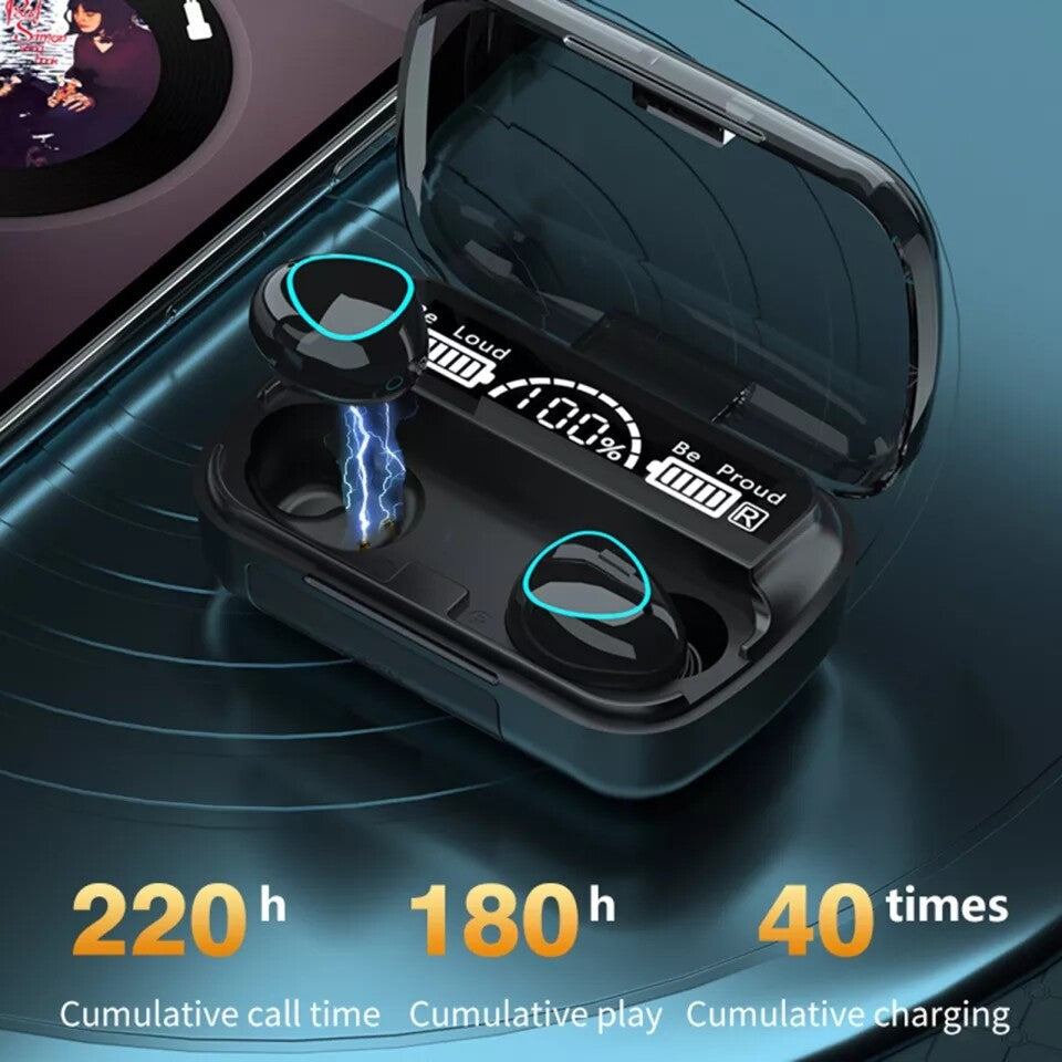 TWS M10 Earbuds Bluetooth 5.1 Earphones 3500mAh Charging Box Wireless Stereo Headphones Sports Waterproof Earbuds Headsets With Microphone